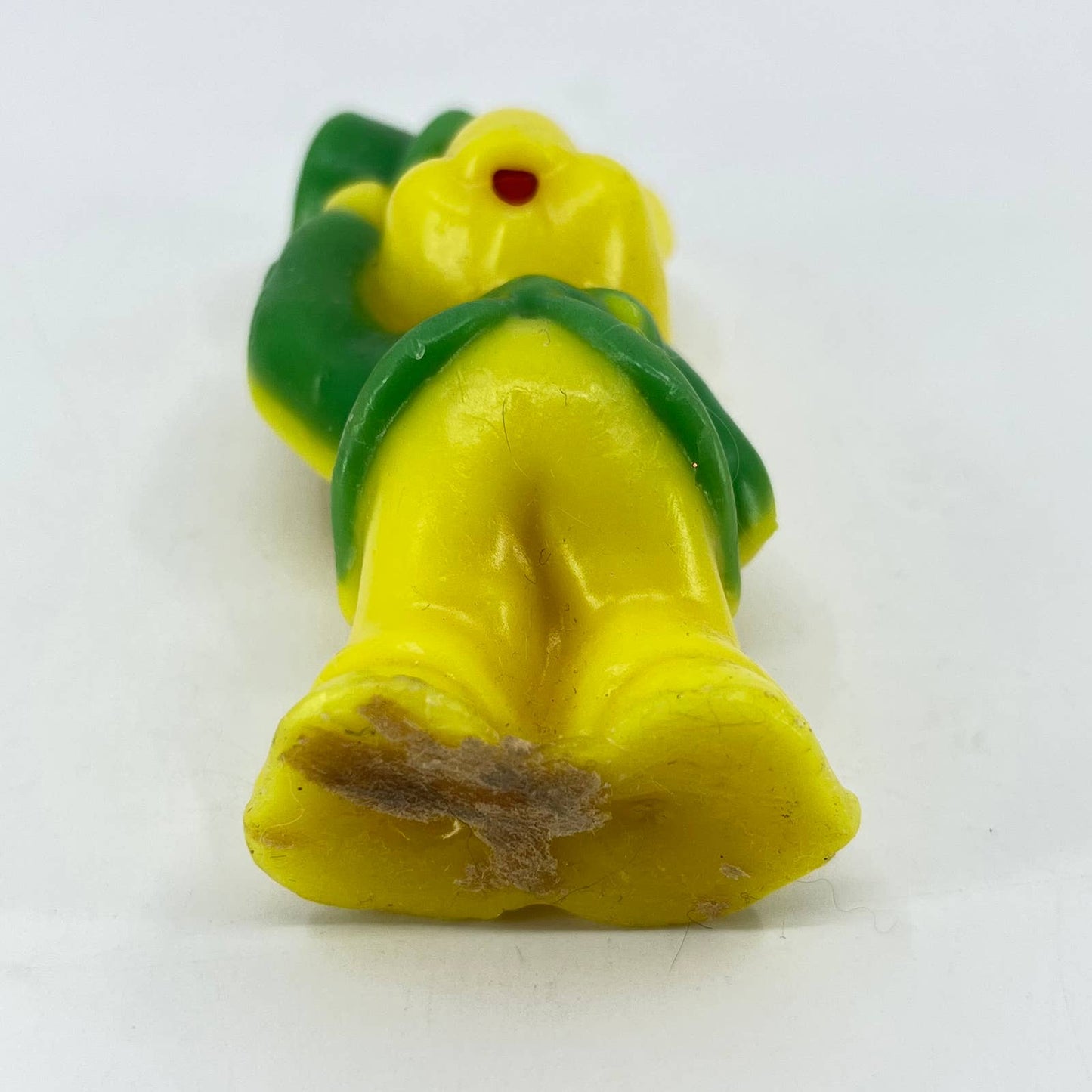 1950s Gurley Novelty Candle Easter Bunny Top Hat Yellow Green SC8