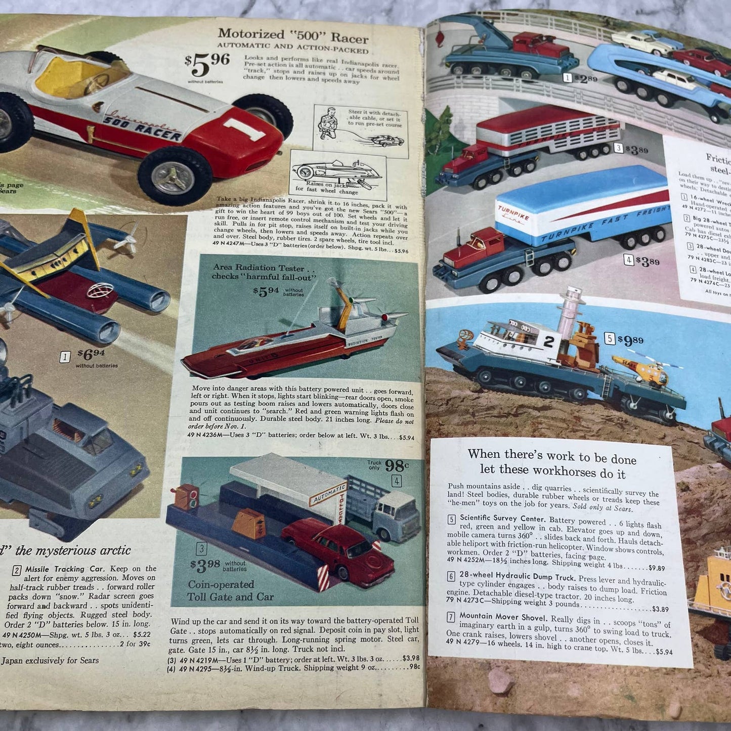 1961 Sears Christmas Wish Book Catalog - Great Vintage Toys & Gifts S3