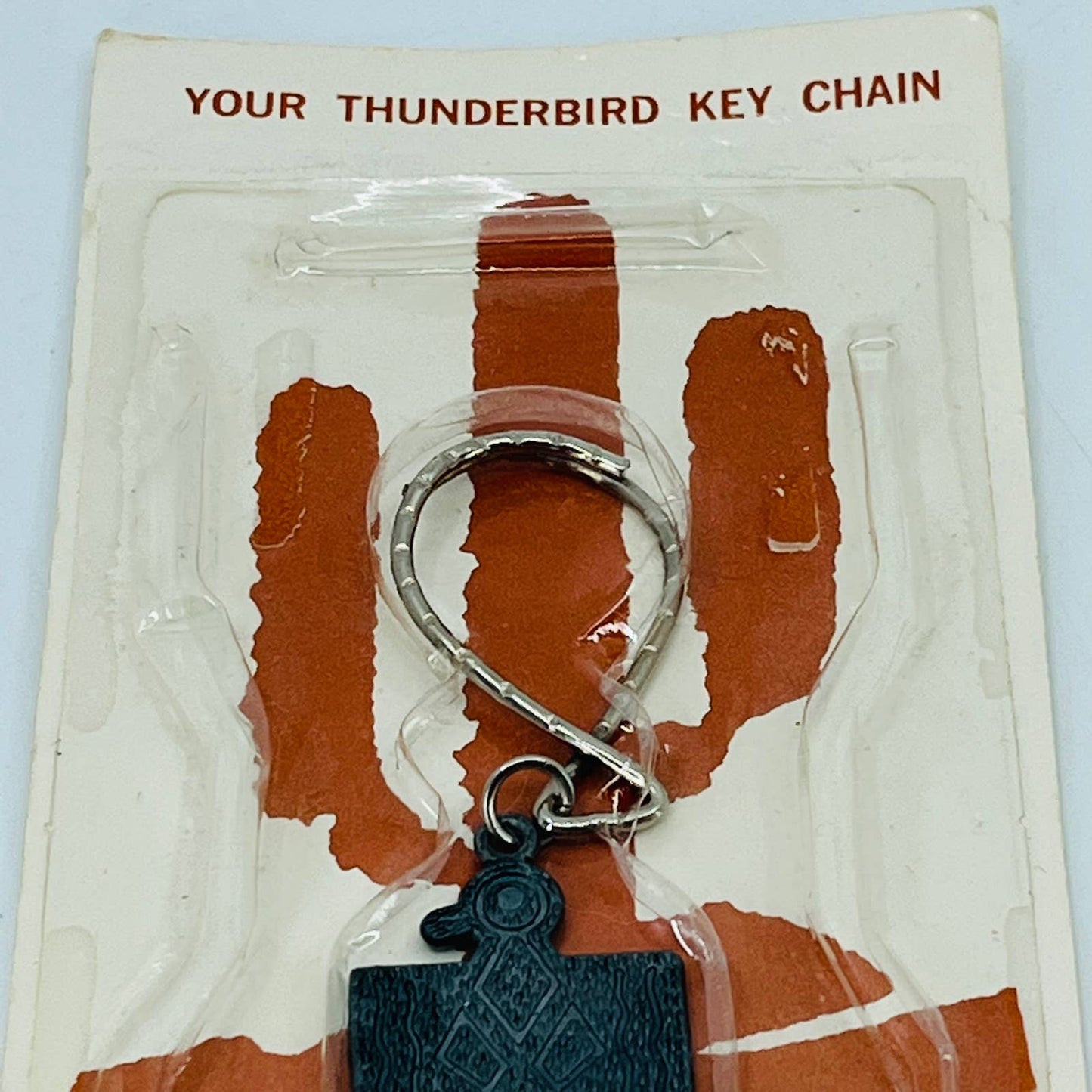 Vintage NOS Southwest Native American Thunderbird Keychain Gallup New Mexico SB1