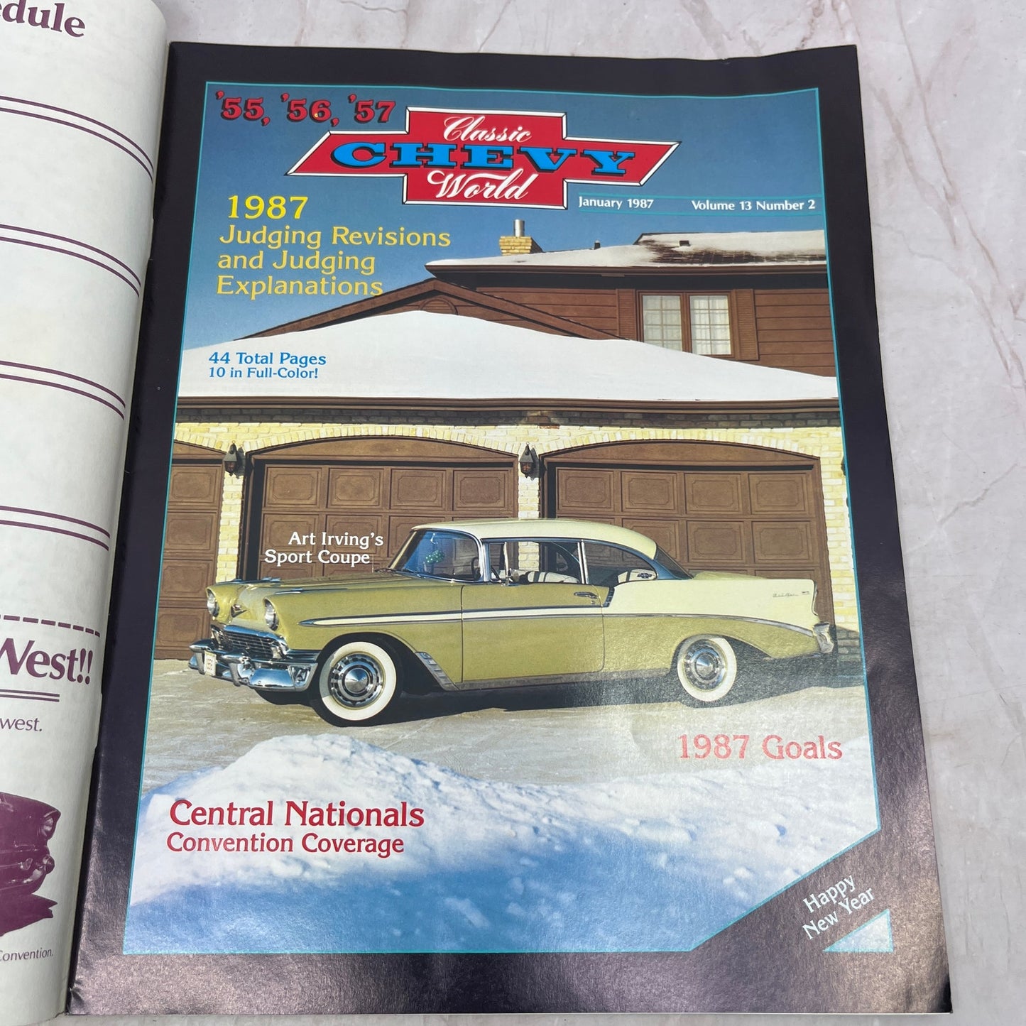 Art Irving Sport Coupe '55, '56, '57 Classic Chevy World Magazine - Jan 1987 M31