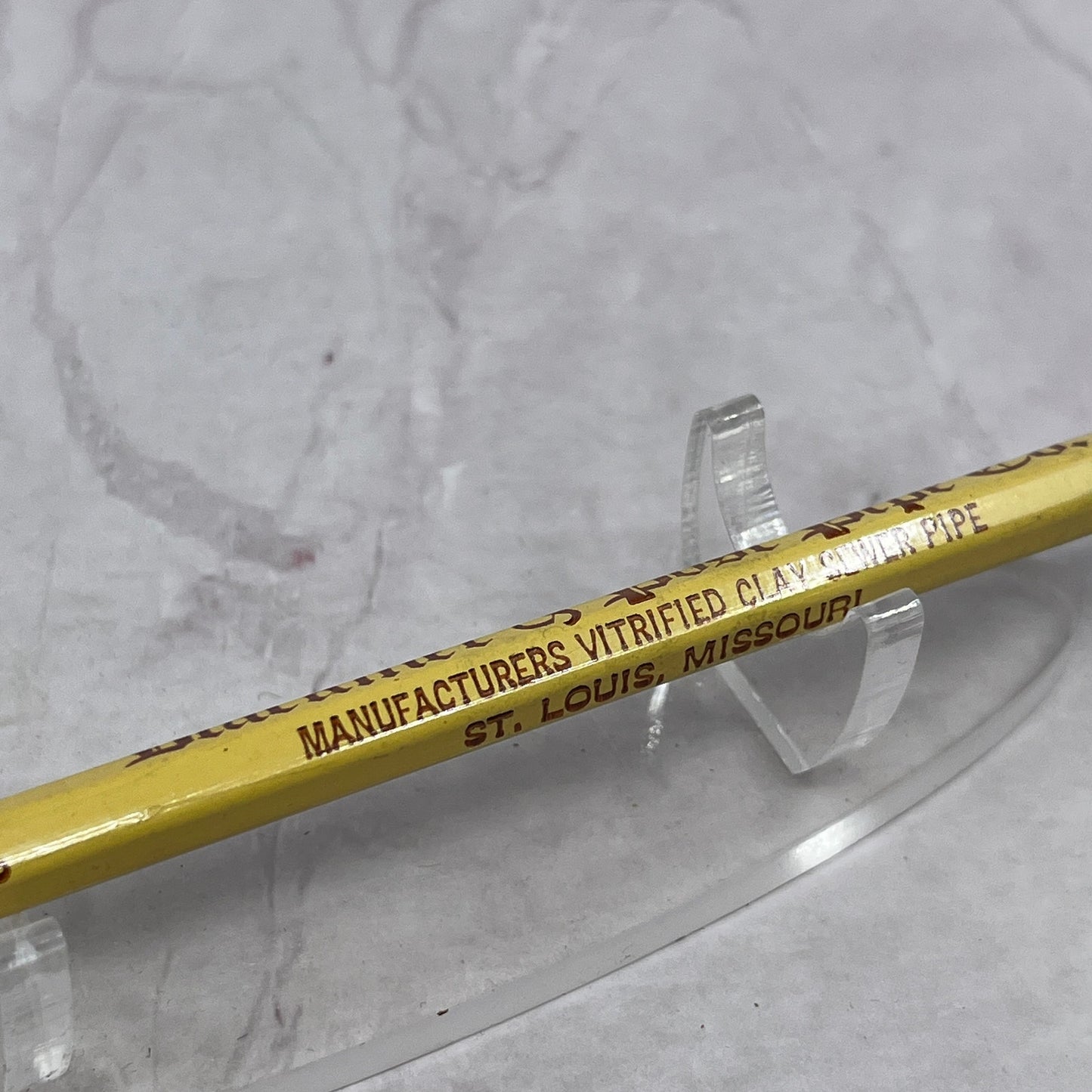 Vintage Blackmer & Post Pipe Co Clay Sewer Pipe St. Louis MO Pencil TC5-PN2