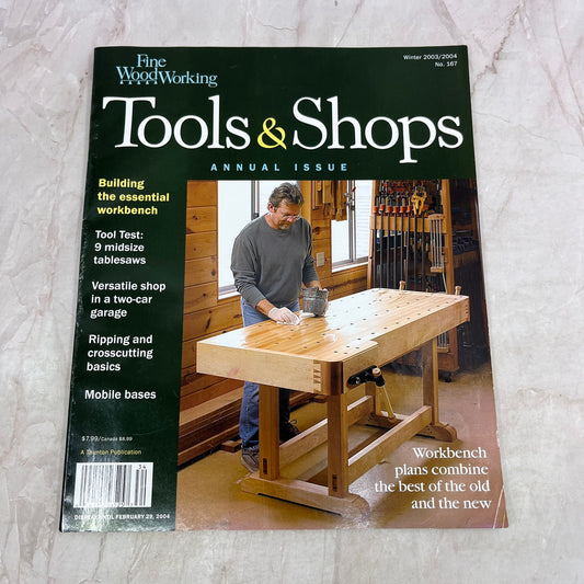 Tools & Shops - Winter 2004 No 167 - Taunton's Fine Woodworking Magazine M34