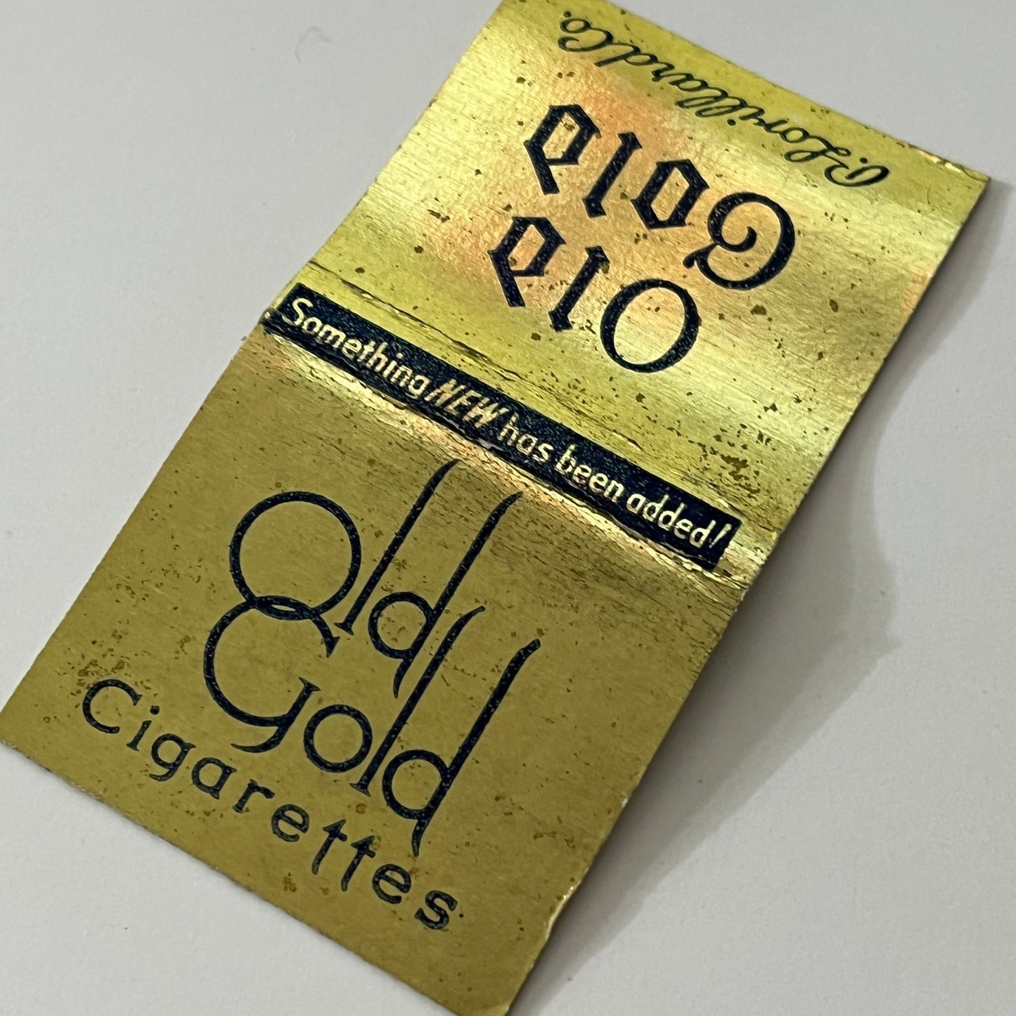 Old Gold Cigarettes P. Lorillard Co Vintage Matchbook Cover TB6-MB1-12