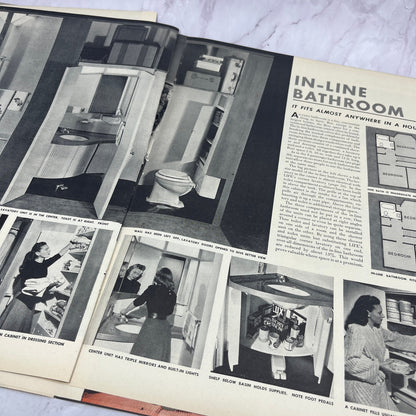 Life Portfolio of Ideas for Home Planning 1940s Interior Design 14 Page Article V14-1