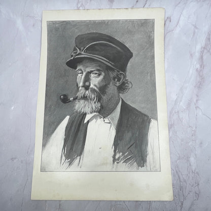 Uncle Billy Wood - Original 1904 A.B. Frost Art Print V14-3