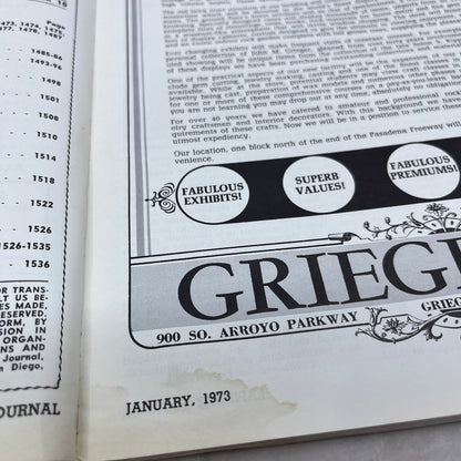 The Salamander Group Idar-Perstein Germany - Lapidary Journal Jan 1973 M27