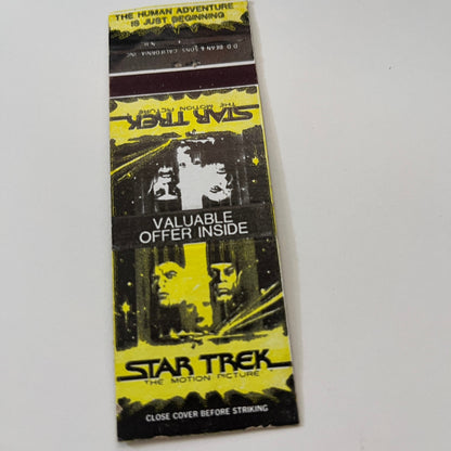 Star Trek The Motion Picture Souvenir Vintage Matchbook Cover TB6-MB2-1