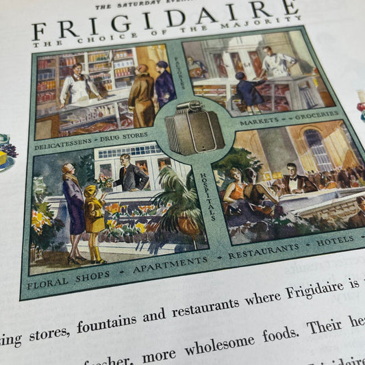 General Motors Frigidaire Electric Refrigerators 1928 Advertisement FL6-8