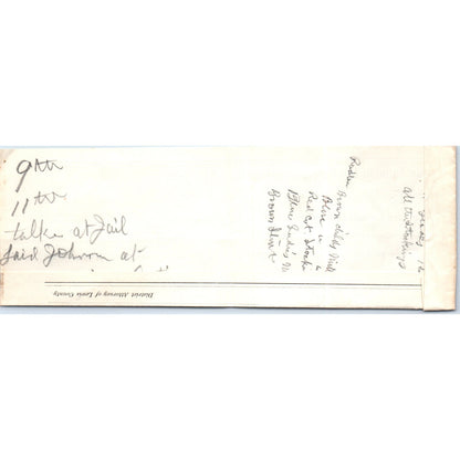 1800s Blank Command to Appear Before Grand Jury Lowville Lewis County NY AB6-OD1