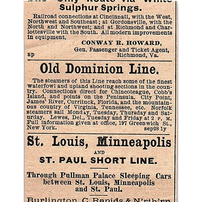 Williams and Co Compass NY London & New York Compass Co 1878 Ad AG2-M13