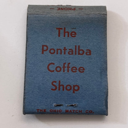 The Pontalba Coffee Shop St. Peter Cor. New Orleans Vtg Matchbook Cover TB8-MB-9