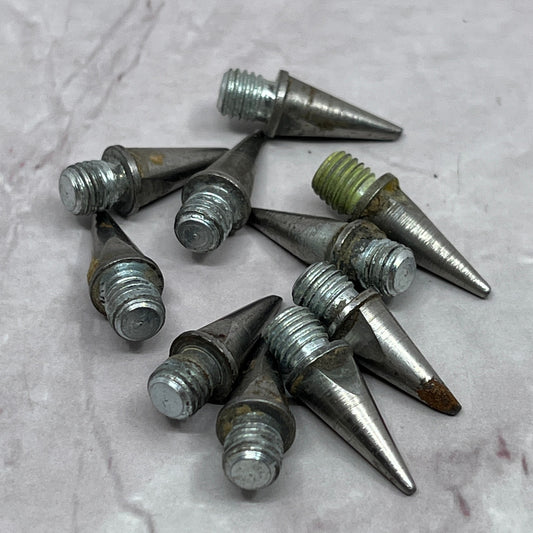 Lot of 10 Vintage Metal Cleat Spikes 1/2" SE2