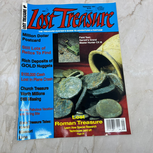 1992 Sept - Lost Treasure Magazine - Treasure Hunting Gold Prospecting M14