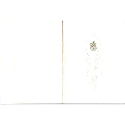 1955 Commencement Invitation Bourbon County Vocational High School AD8-R2