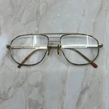 Retro Gold & Tortoise Shell Tone Aviator Sunglasses Eyeglasses Frames TD7-G2-9