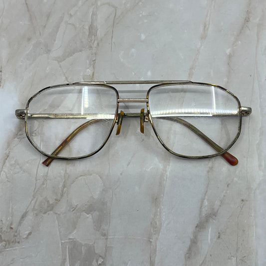 Retro Gold & Tortoise Shell Tone Aviator Sunglasses Eyeglasses Frames TD7-G2-9