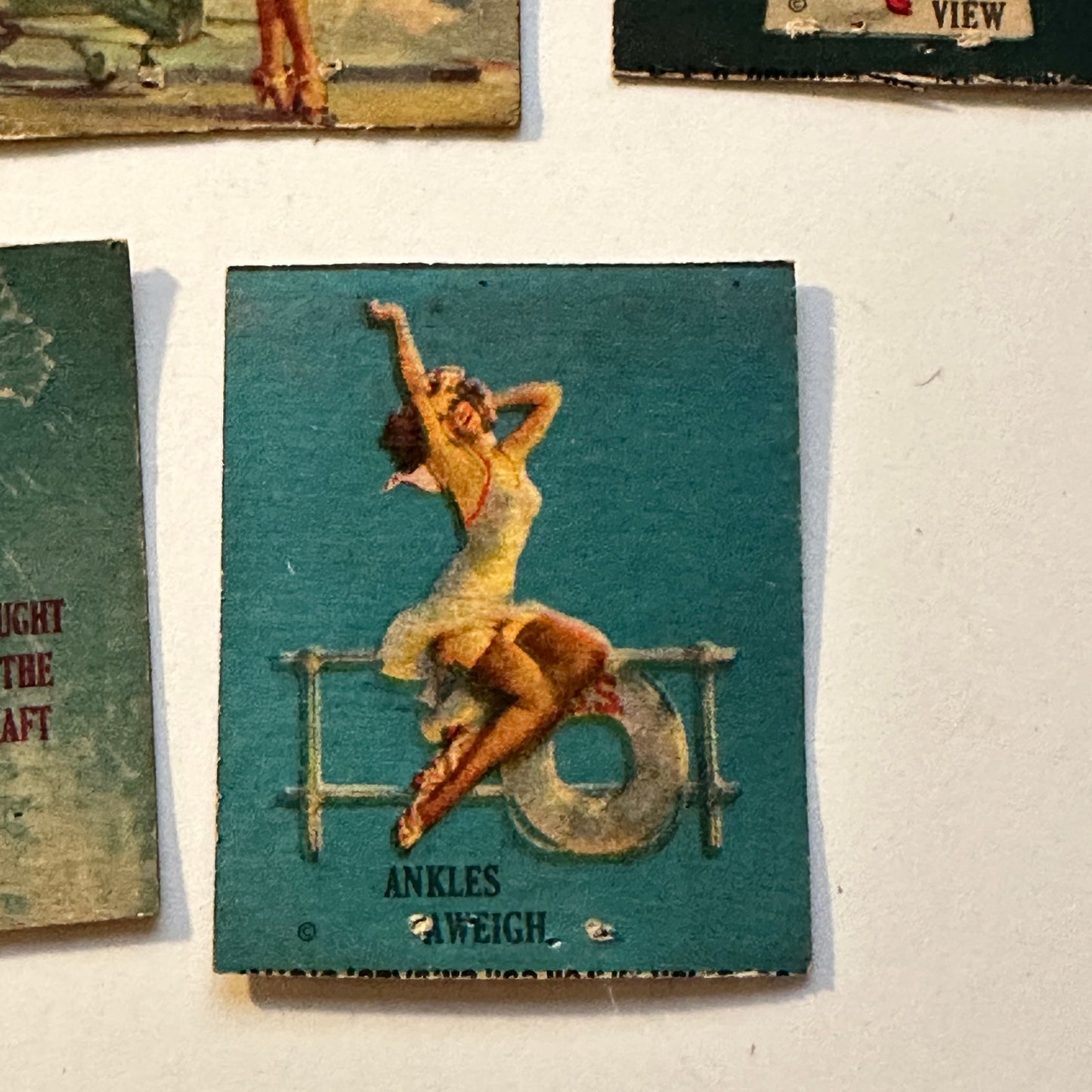 1940s Gil Elvgren Pinup Matchbook Cover Lot of 5 AK8-M1