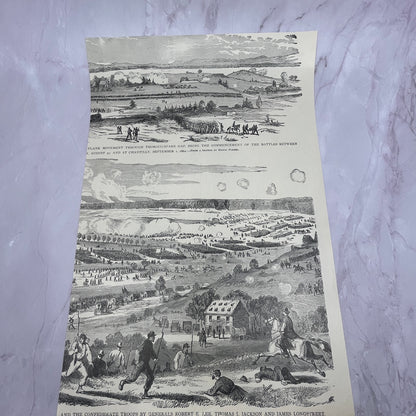 White House Landing Pamunkey River VA Grand Depot 1890s Engraving V14-6