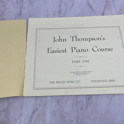 John Thompson's Easiest Piano Course Part One Cincinnati Antique Sheet Music Ti5