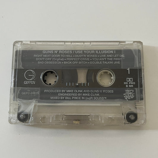 Guns 'N Roses Use Your Illusion I Cassette Tape TB6-OT1