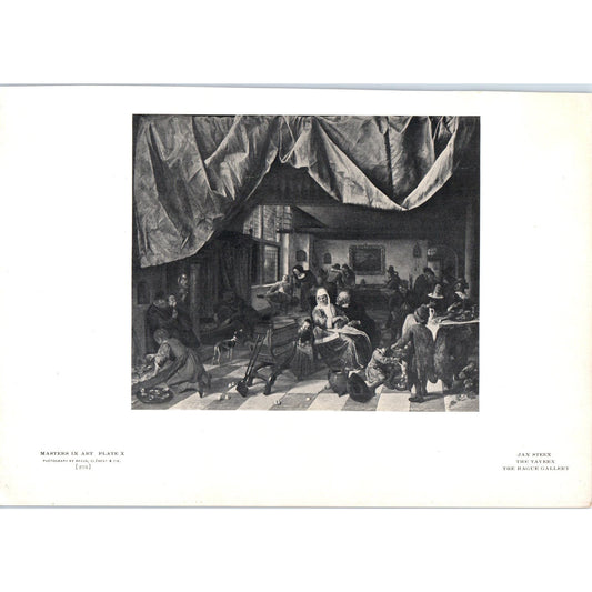 The Tavern - Jan Steen c1905 Art Print D13