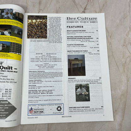 2005 Dec - Bee Culture Magazine - Bees Beekeeping Honey M9