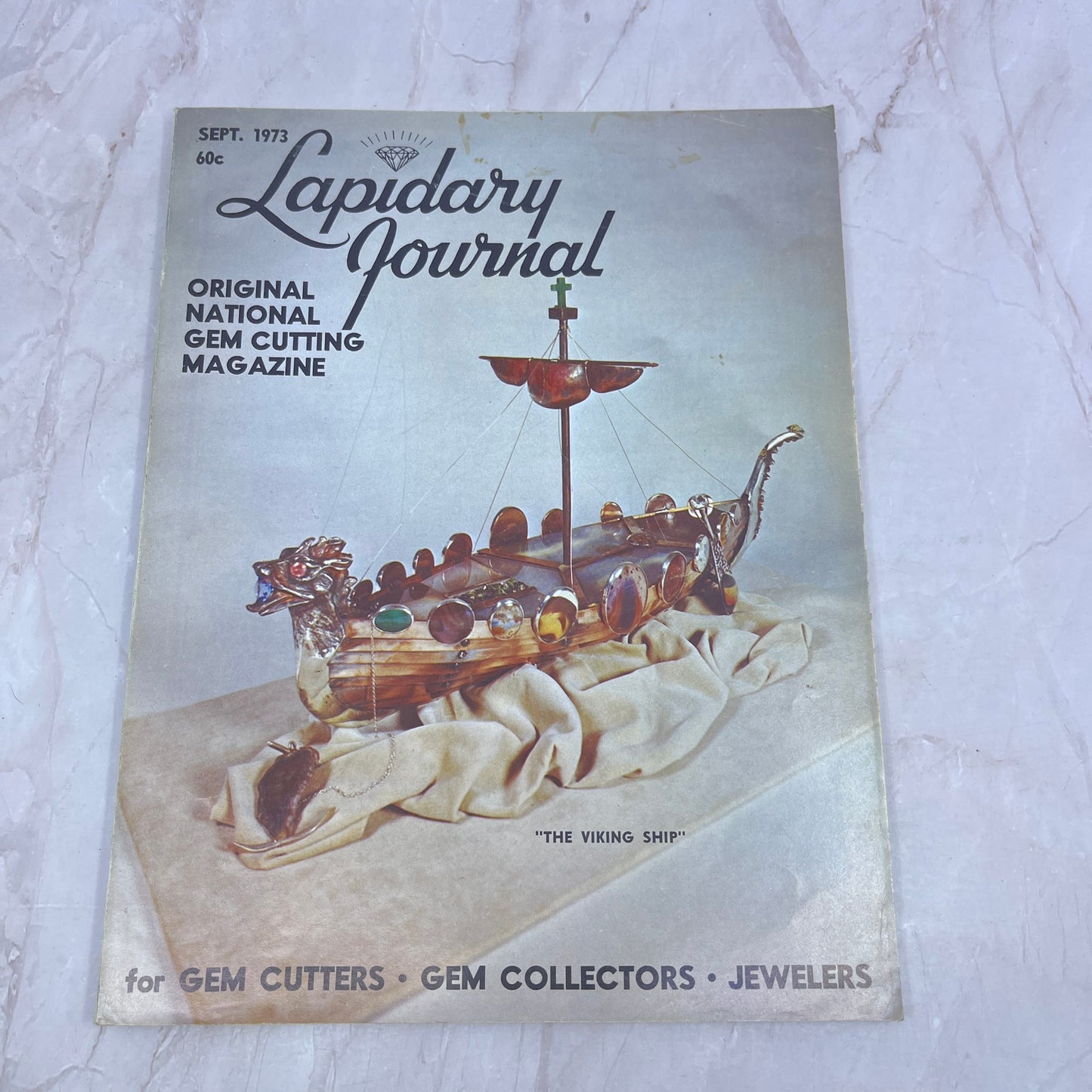 The Viking Ship - Lapidary Journal Magazine - Sep 1973 M24