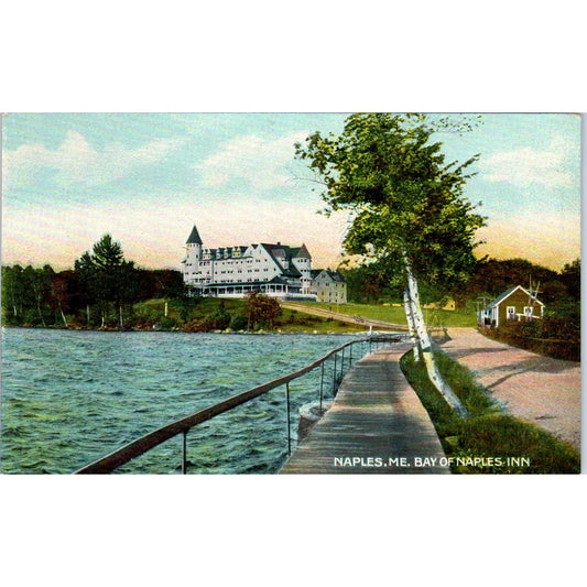 c1910 Bay of Naples Inn, Naples Maine Original Postcard PC10