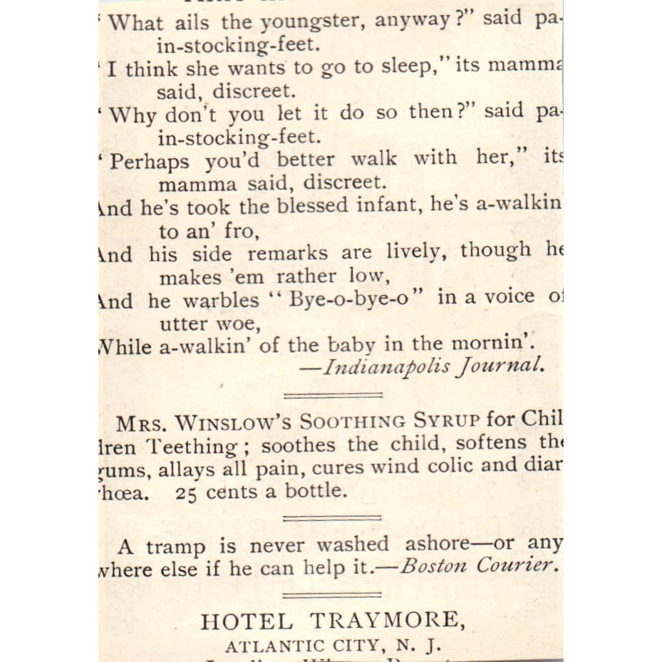 Kirk's Juvenile Toilet Soap 1893 Judge Magazine Ad AB9-J