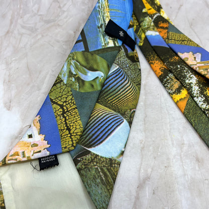 Retro Men's South America Photo Polyester Necktie Tie TG9-T1