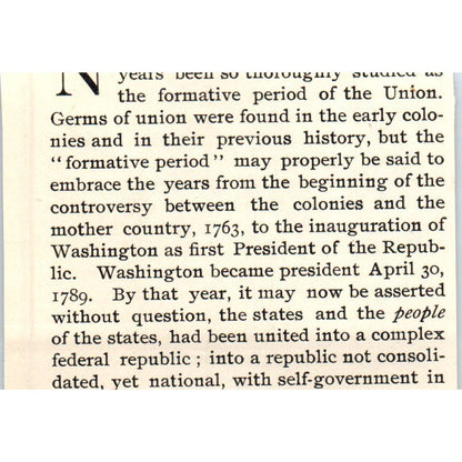 The Revolutionary Soldier Sketch c1890 Victorian Print AE8-CH10