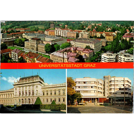 c1970 Universitätsstadt Graz Osterreich Austria Vintage Postcard PE5