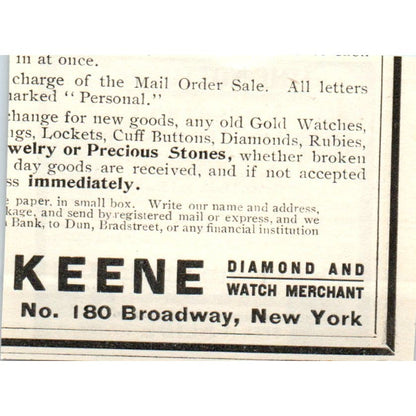 The Notahook Co NY Garment Fastener c1905 Original Magazine Advertisement AE7-A2