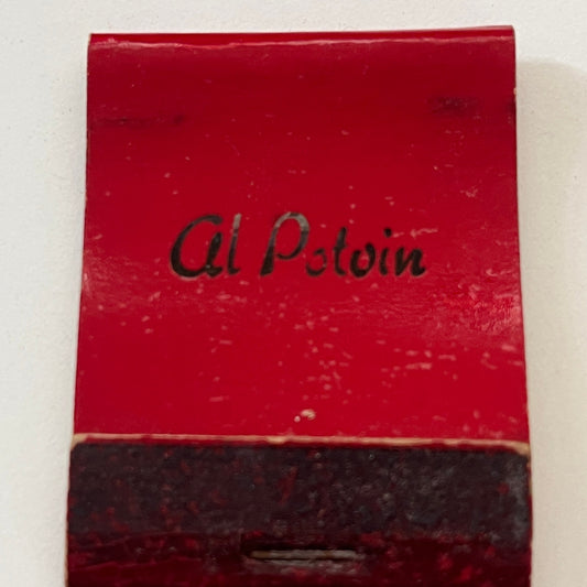 Al Potoin Monogrammed Vintage Matchbook Cover TB6-MB1-5