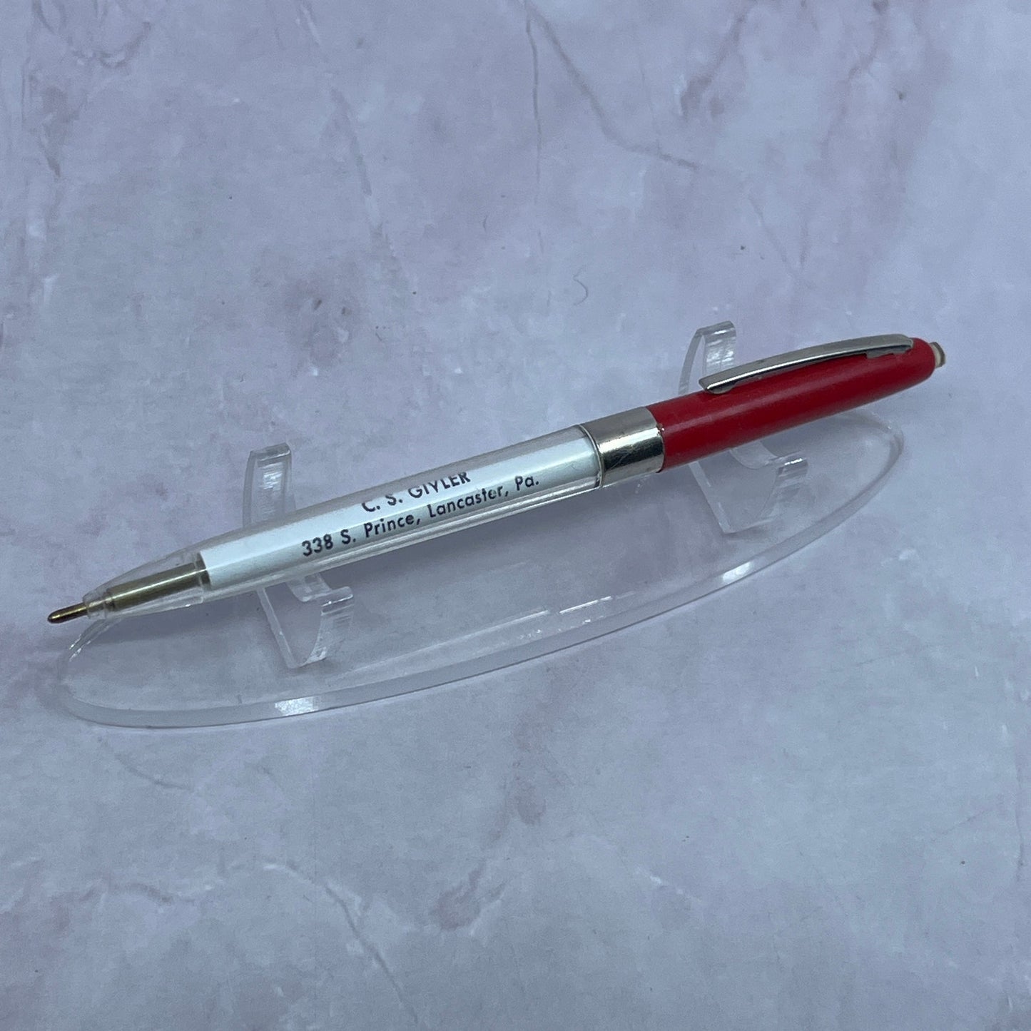 C.S Givler Plastic Bag Manufacturer Lancaster PA Vintage Advertising Pen TC5-PP3