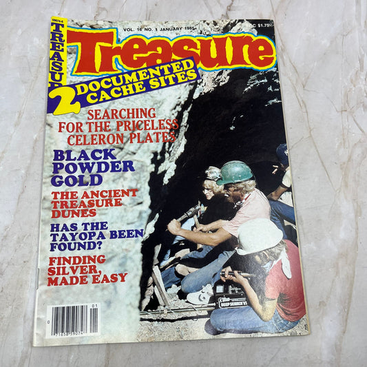 1985 Jan - Treasure Magazine - Treasure Hunting Metal Detecting Gold Coins M10