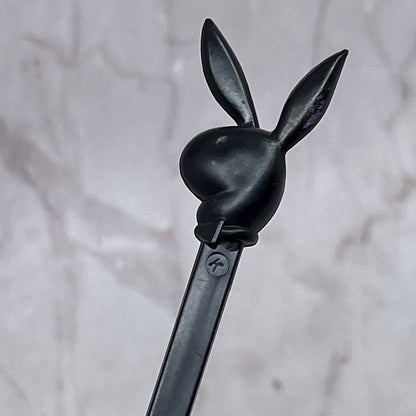 Vintage Playboy Black Souvenir Swizzle Stick SF4