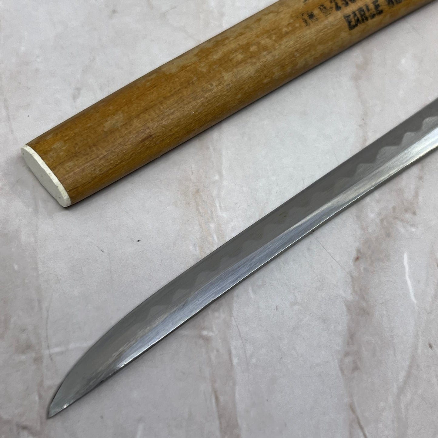 Vtg Japanese Samurai Letter Opener J.P. Michael Co Earl Bruce Indianapolis SB8