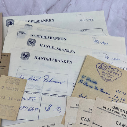1960s Aarhus Denmark European Travel Ephemera Lot Hotel Norden TH2-MI1