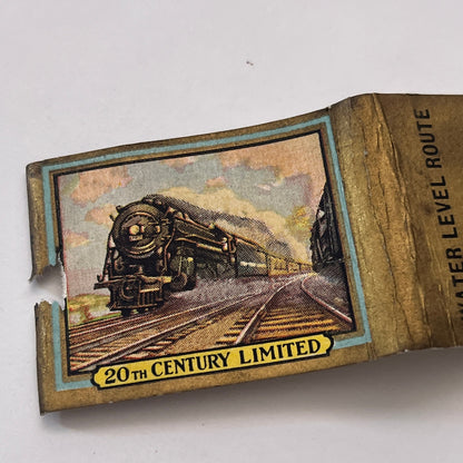 New York Central System 20th Century Limited Vintage Matchbook Cover TB8-MB-12