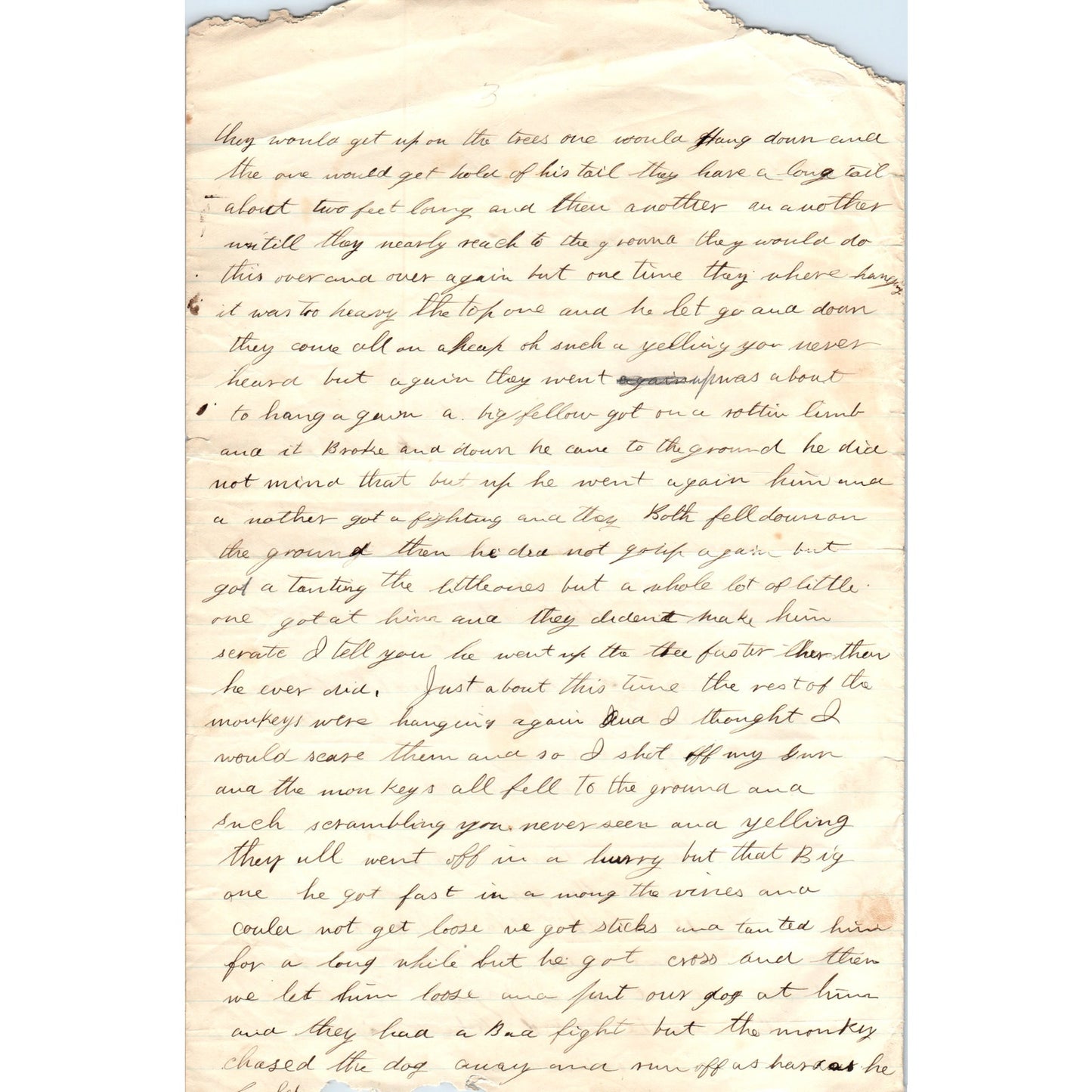 1878 Handwritten Letter Tom Higgins Adventure in Mexico - Soudersburg PA D20