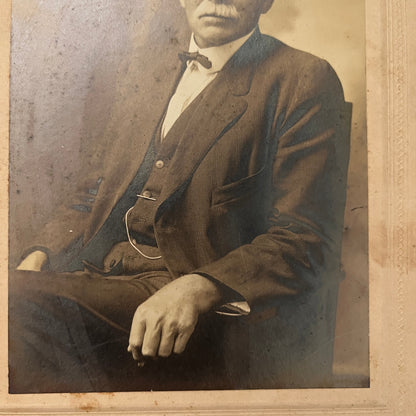 Antique Photograph Cabinet Card Believed to be Elija M Croxton Montgomery AL C29