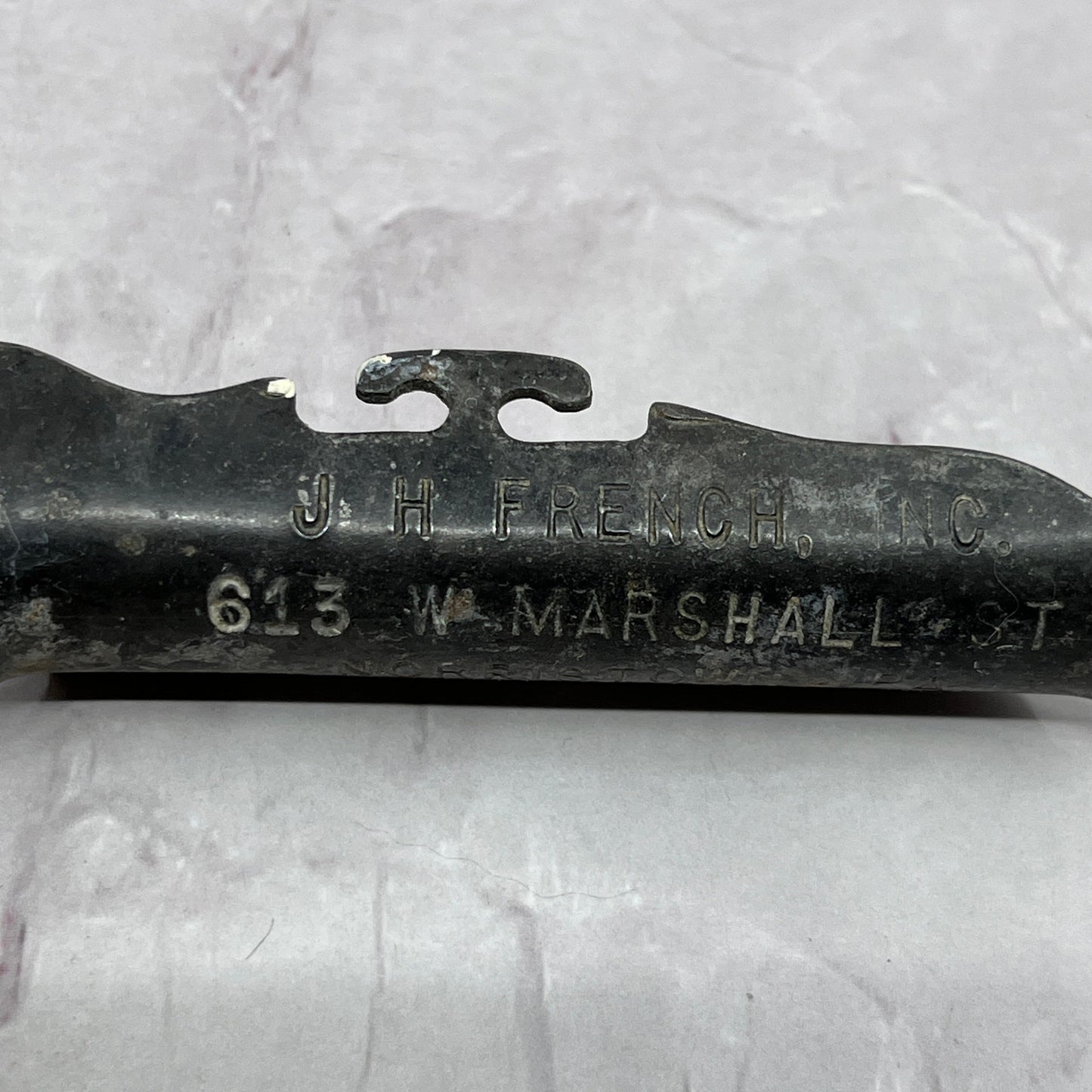 Vintage J.H. French Inc Norristown PA Fine Paint Material Paint Can Opener SE2