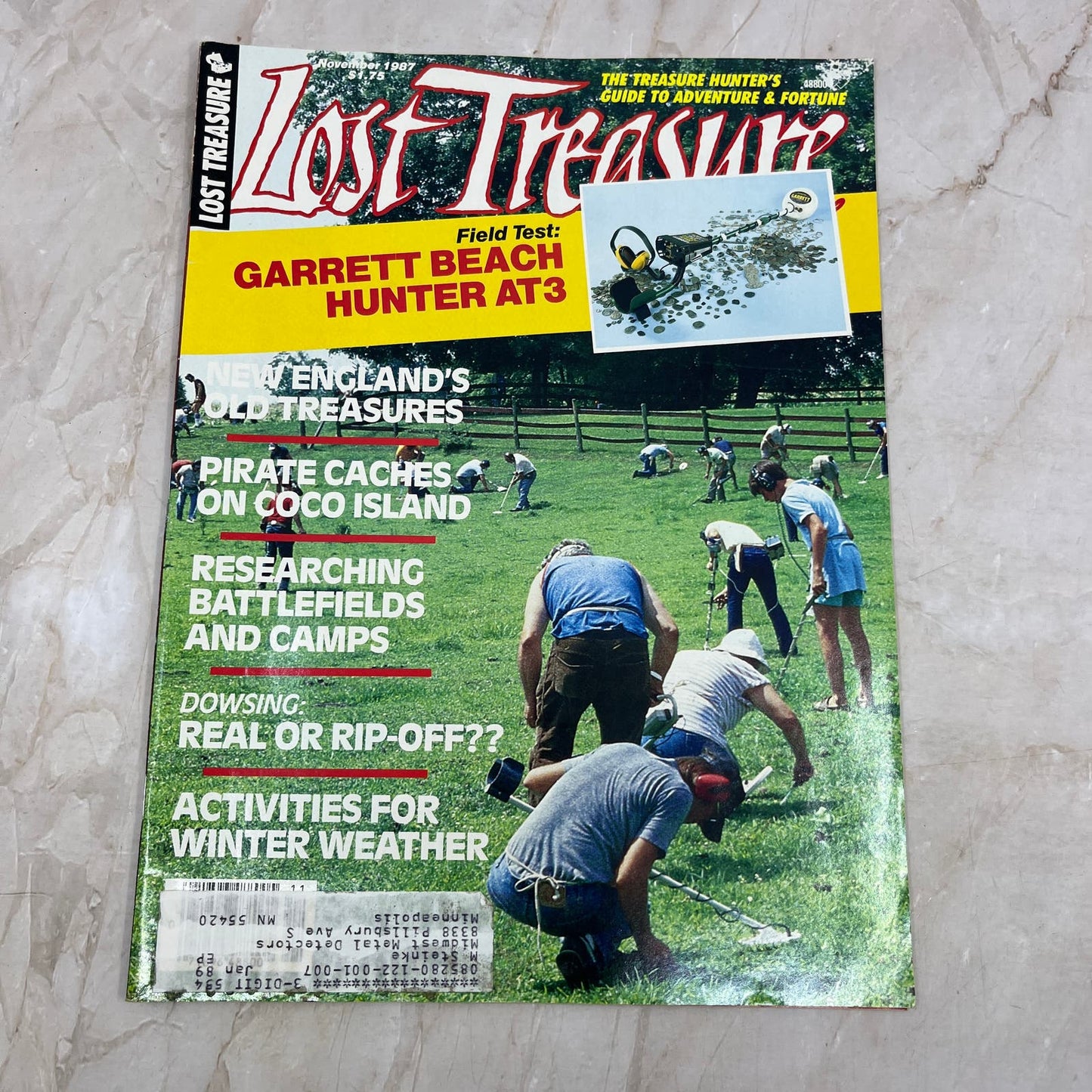 1987 Nov - Lost Treasure Magazine - Treasure Hunting Gold Prospecting M15
