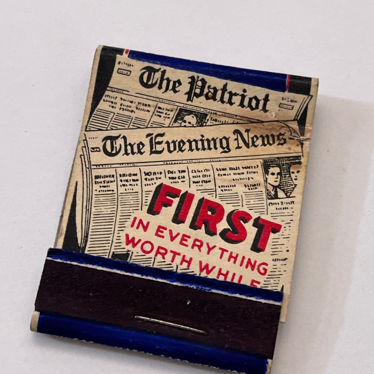 The Patriot, The Evening News Harrisburg Vintage Matchbook Cover TB6-MB1-7
