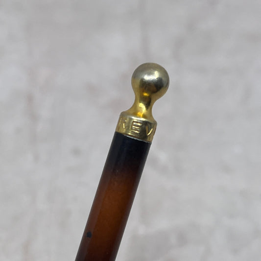 Revlon Tortoise Shell and Brass Vintage Mechanical Pencil SB8-Y1