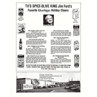 Sports 62 WTMJ Radio 62 Jim Irwin Wisconsin 8x11" 1981 Ad D26