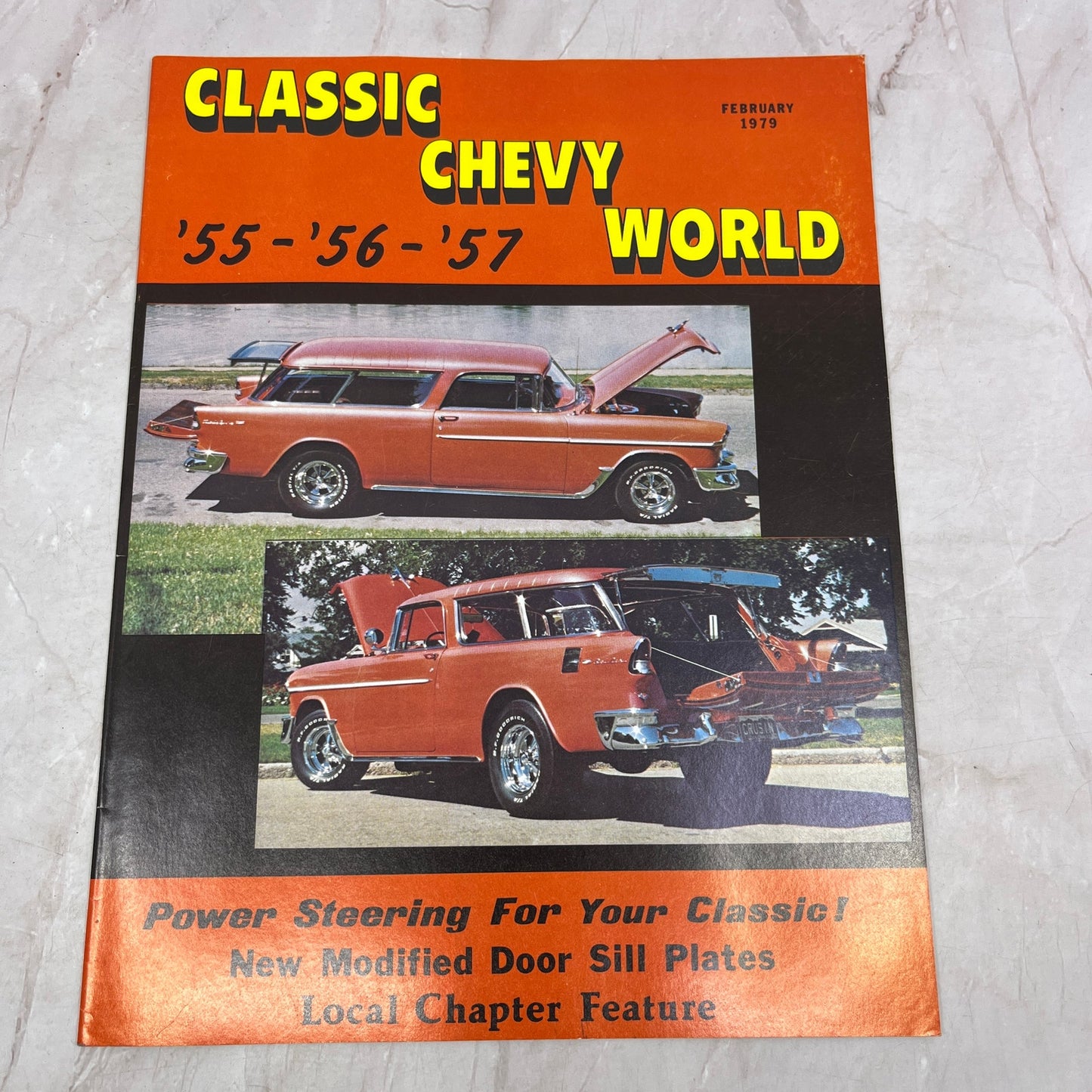 Power Steering - '55, '56, '57 Classic Chevy World Magazine - Feb 1979 M30