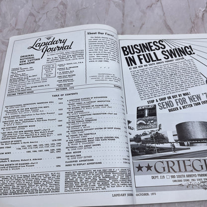 Dekalb Diopside St. Lawrence Co NY - Lapidary Journal Magazine - Oct 1973 M24