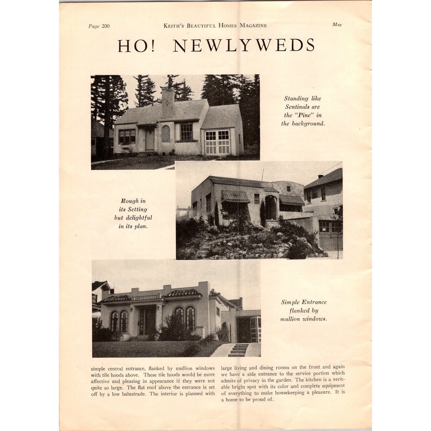Servantless Homes for Newlyweds Katharine A Keith 1929 Article SI11